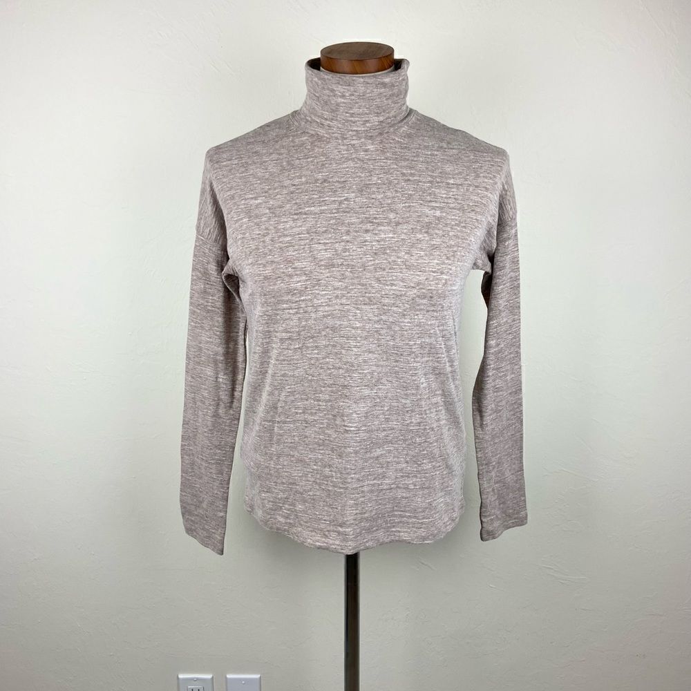 Madewell Boxy Turtleneck - Rustic Brown